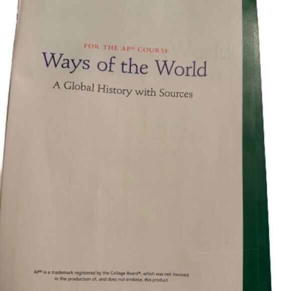 Ways of the World is ideal textbook for your redesigned AP world history. - Picture 3 of 4